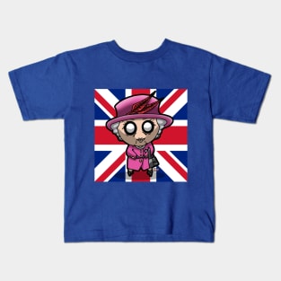 The Queen Chibi (Union Jack) Kids T-Shirt